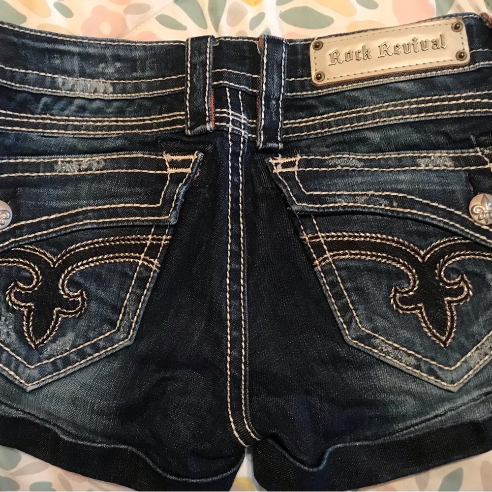 Rock Revival Johanna Denim Shorts - Size 26